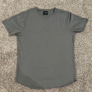 Brand New CUTS Crew Neck Curved Hem Shirt